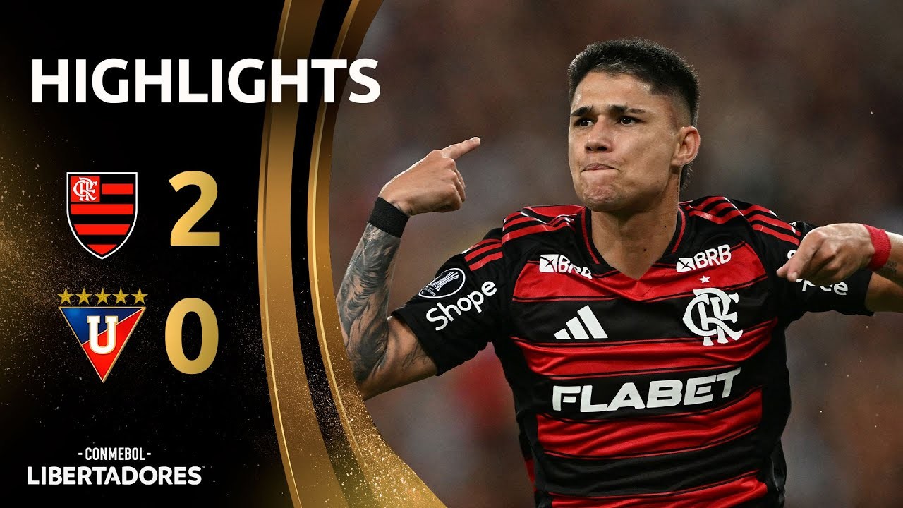 #ไฮไลท์ฟุตบอล [ ฟลาเมงโก้ 2 - 0 แอลดียู ควิโต ] โคปา ลิเบอร์ตาดอเรส 2025/16.5.68