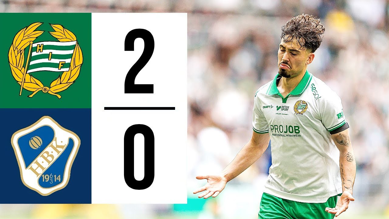 #ไฮไลท์ฟุตบอล [ ฮัมมาร์บี้ 2 - 0 ฮาล์มสตัด ] สวีเดน ออลสเวนส์คาน 2025/29.6.68