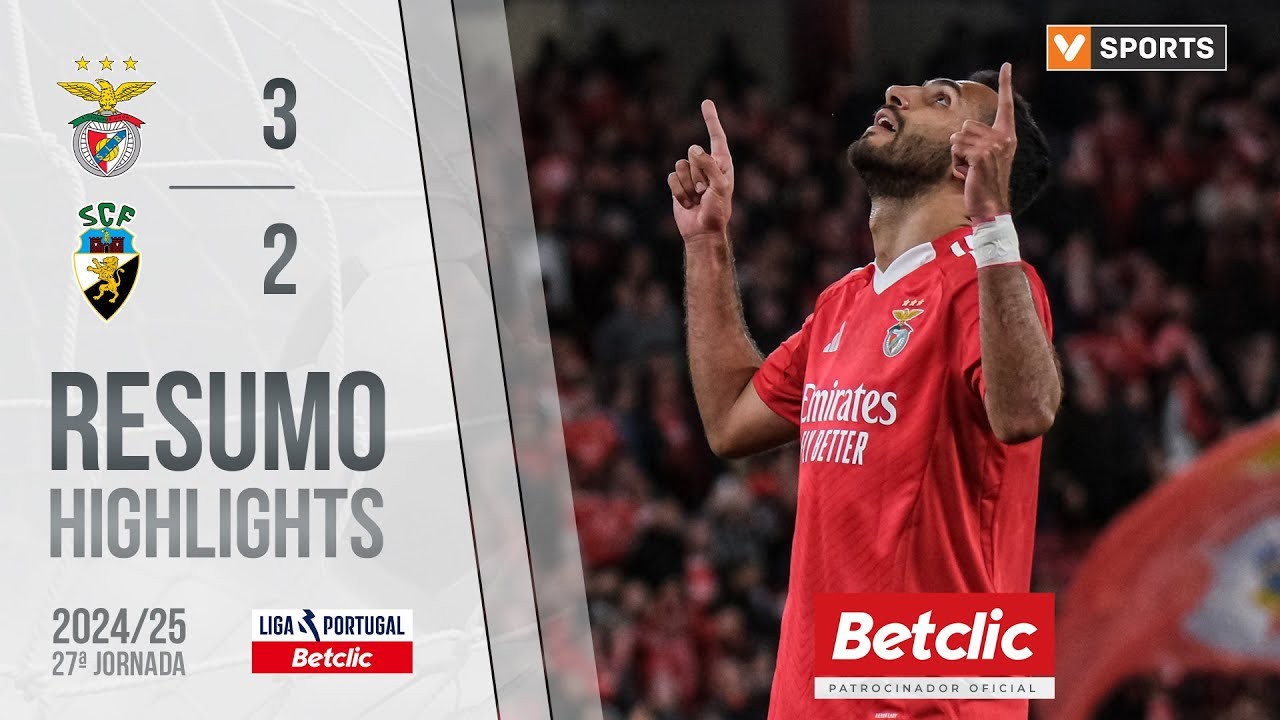 #ไฮไลท์ฟุตบอล [ เบนฟิก้า 3 - 2 ฟาเรนเซ่ ] ลีกา ซาเกรส โปรตุเกส 2025/3.4.68