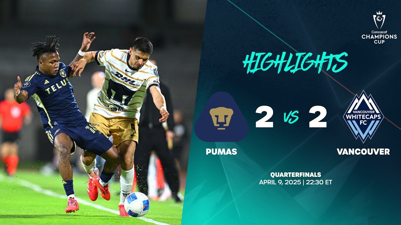 #ไฮไลท์ฟุตบอล [ พูมาส ยูนัม 2 - 2 แวนคูเวอร์ ไวต์แคปส์ ] คอนคาเคฟ แชมเปี้ยนส์ คัพ 2025/10.4.68