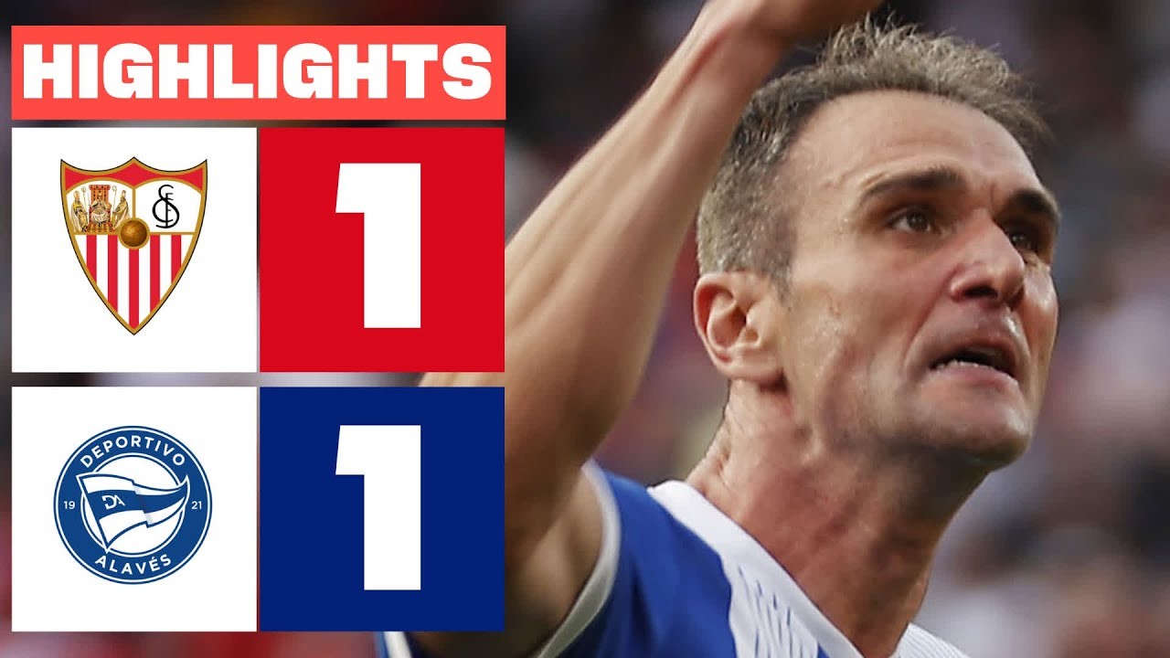 #ไฮไลท์ฟุตบอล [ เซบีย่า 1 - 1 อลาเบส ] ลาลีก้า สเปน 2025/21.4.68