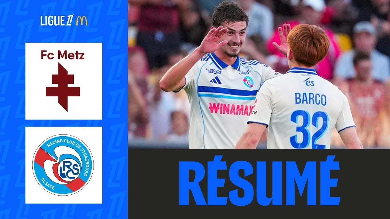 #ไฮไลท์ฟุตบอล [ เม็ตซ์ 0 - 1 สตารส์บูร์ก ] ลีกเอิง ฝรั่งเศส 2025/18.8.68