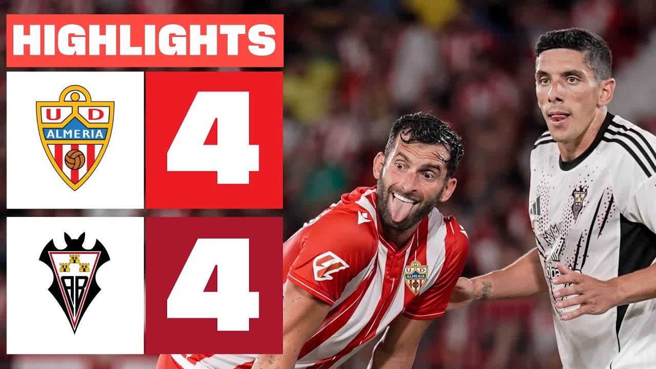 #ไฮไลท์ฟุตบอล [ อัลเมเรีย 4 - 4 อัลบาเซเต้ ] อเดลันเต้ สเปน 2025/19.8.68