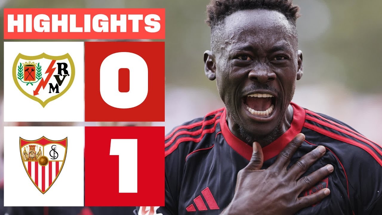 #ไฮไลท์ฟุตบอล [ ราโย่ บาเยกาโน่ 0 - 1 เซบีย่า ] ลาลีก้า สเปน 2025/29.9.68