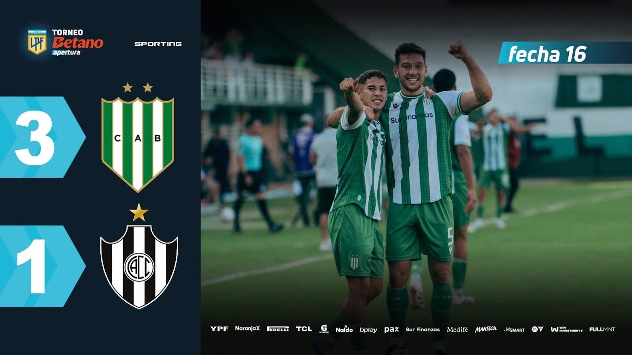 #ไฮไลท์ฟุตบอล [ บานฟิลด์ 3 - 1 เซนทรัล คอร์โดบ้า ] อาร์เจนติน่า พรีเมียร์ ดิวิชั่น 2025/3.5.68