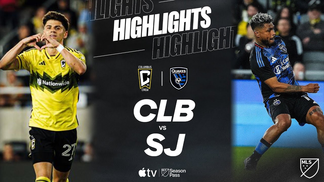 #ไฮไลท์ฟุตบอล [ โคลัมบัส ครูว์ 2 - 1 ซาน โฮเซ่ เอิร์ธเควกส์ ] ยูเอสเอ เมเจอร์ลีก ซอคเกอร์ 2025/27.4.68