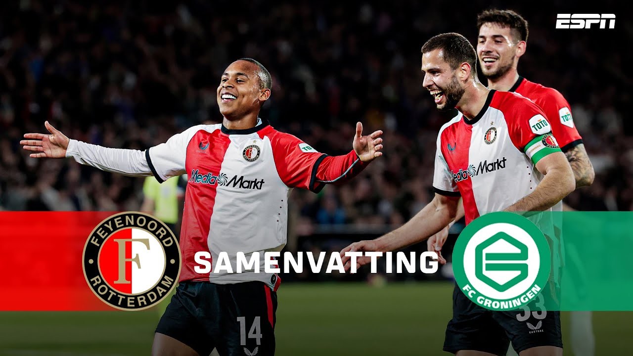 #ไฮไลท์ฟุตบอล [ เฟเยนูร์ด ร็อตเธอร์ดัม 4 - 1 โกรนิงเก้น ] เอเรดิวิซี่ ฮอลแลนด์ 2025/3.4.68
