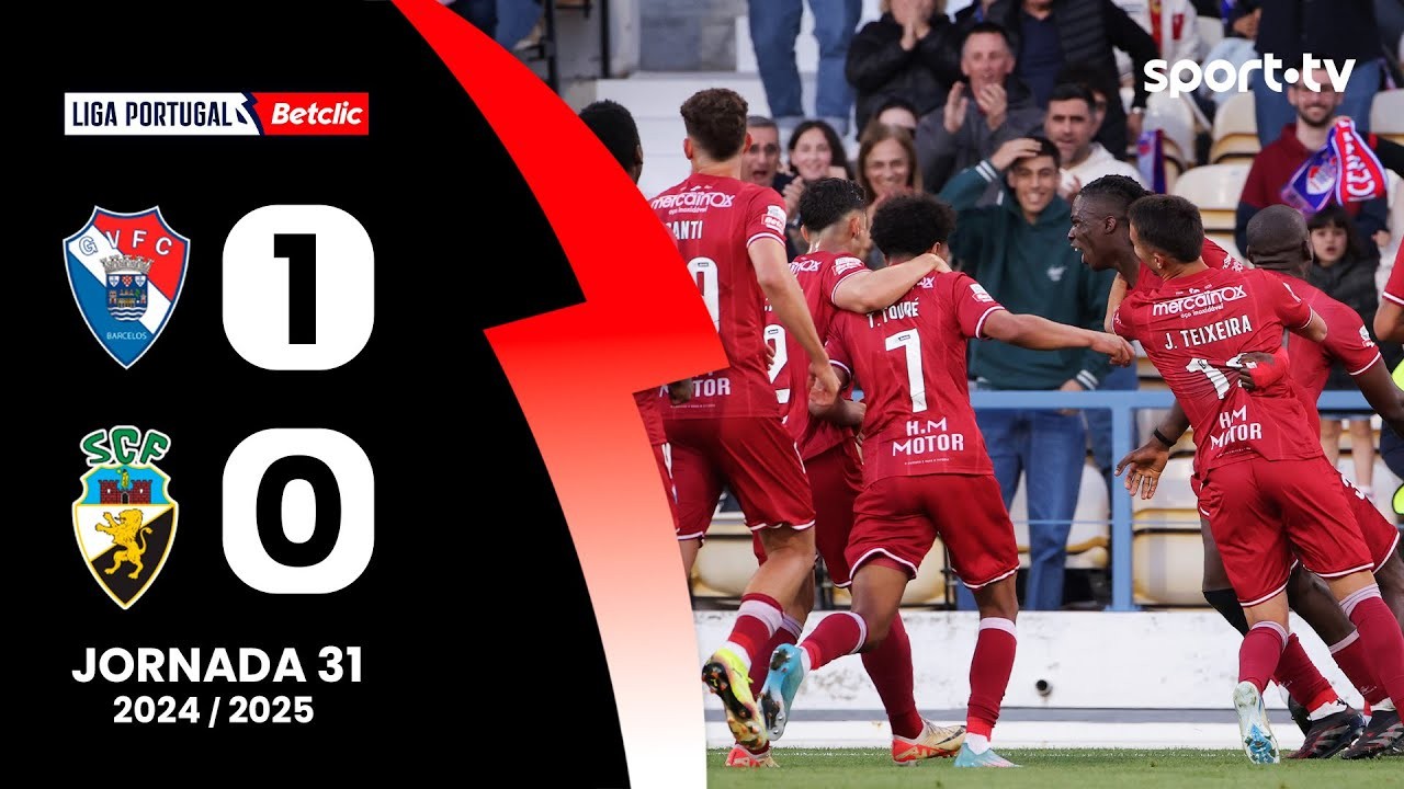 #ไฮไลท์ฟุตบอล [ กิลวิเชนเต้ 1 - 0 ฟาเรนเซ่ ] ลีกา ซาเกรส โปรตุเกส 2025/27.4.68