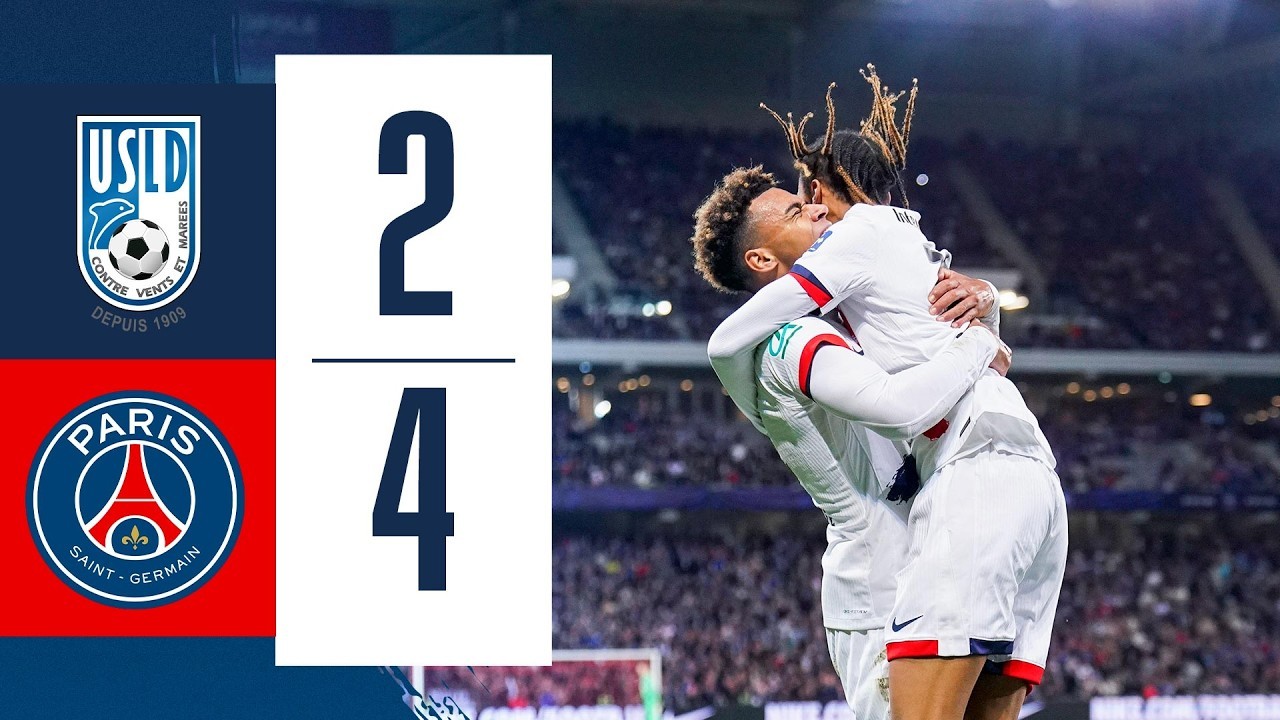 #ไฮไลท์ฟุตบอล [ ดันเคอร์ 2 - 4 ปารีส แซงต์ แชร์กแมง ] เฟร้นช์ คัพ ฝรั่งเศส 2025/2.4.68