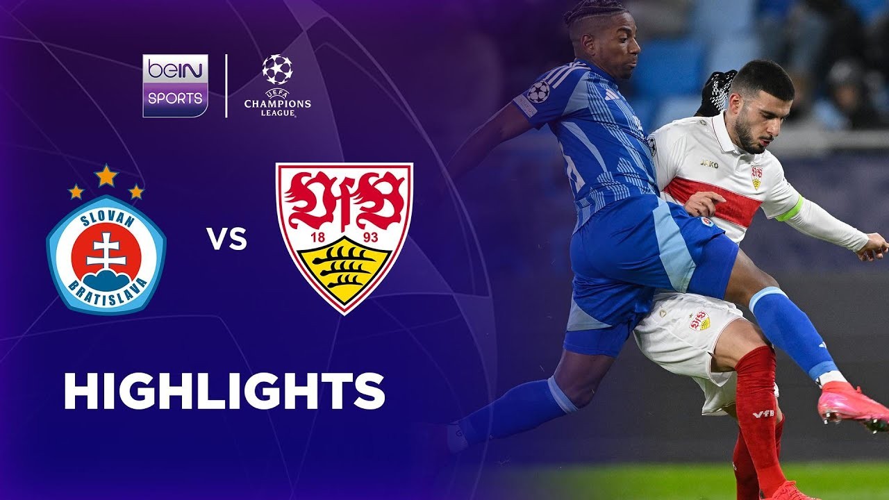#ไฮไลท์ฟุตบอล [ สโลวาน บราติสลาวา 1 - 3 สตุ๊ตการ์ต ] ยูฟ่า แชมเปี้ยนส์ลีก (รอบแบ่งกลุ่ม) 2025/22.1.68