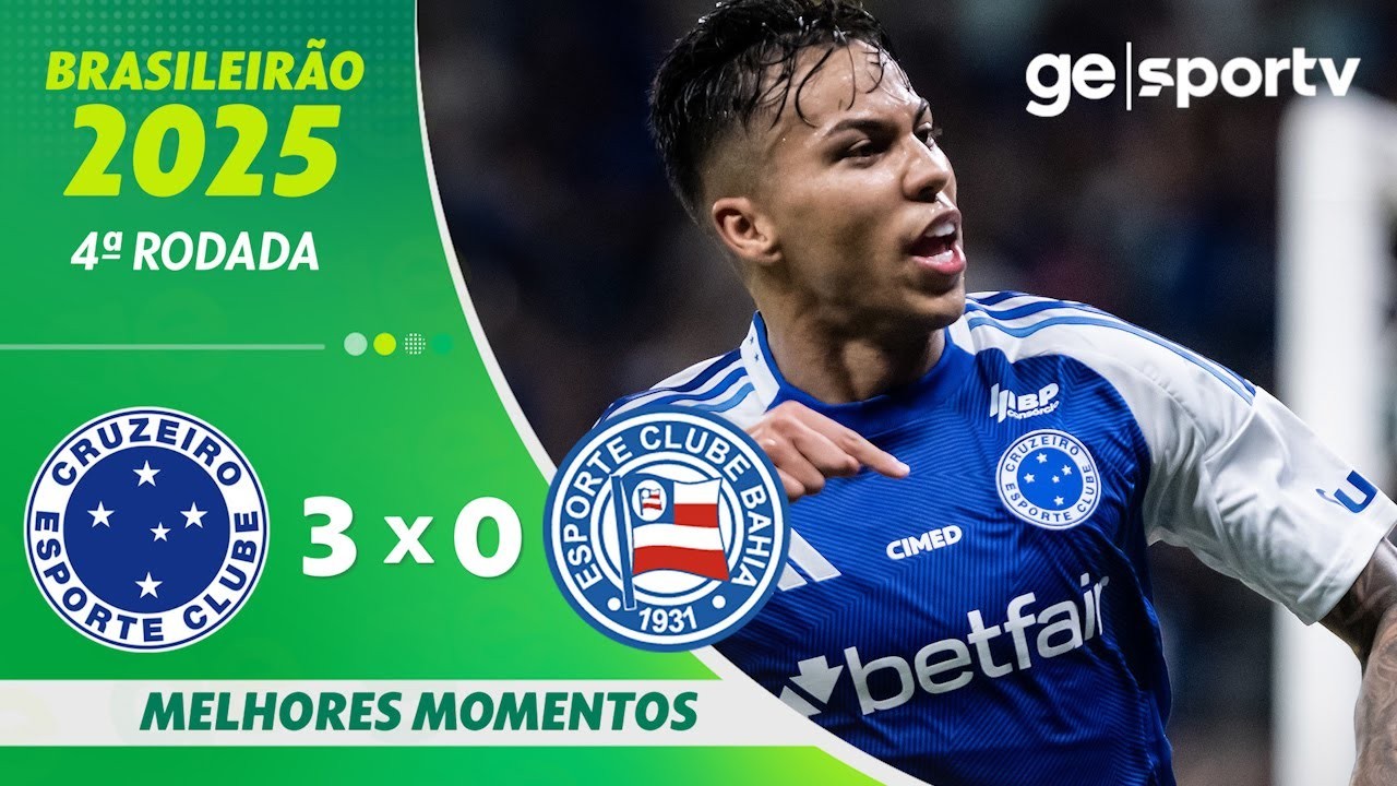 #ไฮไลท์ฟุตบอล [ ครูไซโร่ 3 - 0 บาเฮีย บีเอ ] บราซิล ซีรี่ย์เอ 2025/18.4.68