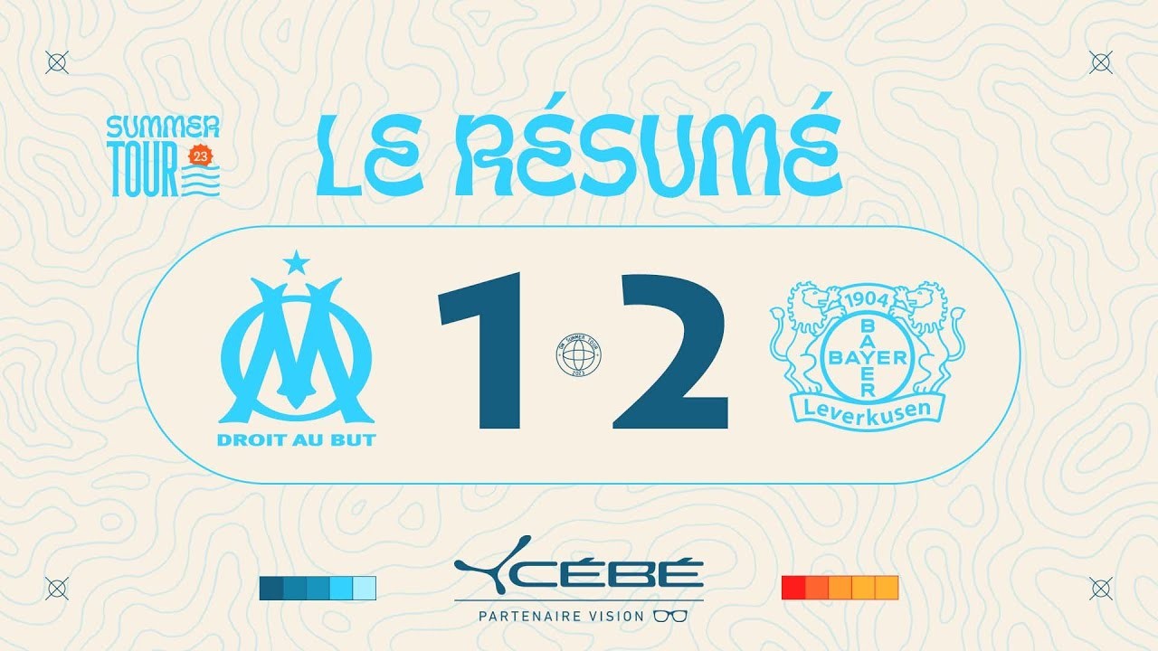 #ไฮไลท์ฟุตบอล [ โอลิมปิก มาร์กเซย 1 - 2 ไบเออร์ เลเวอร์คูเซ่น ] กระชับมิตร สโมสร