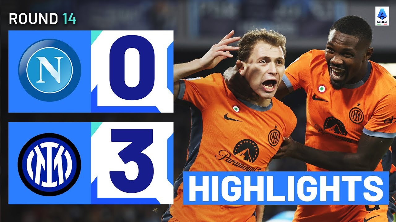 #ไฮไลท์ฟุตบอล [ นาโปลี 0 - 3 อินเตอร์ มิลาน ] กัลโช่ เซเรียอา อิตาลี 2023/4.12.66