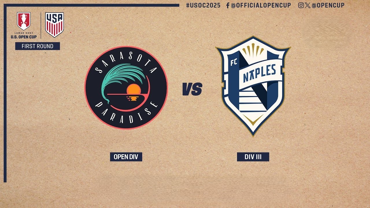 #ไฮไลท์ฟุตบอล [ ซาราโซต้า พาราไดซ์ 1 - 2 เอฟซี เนเปิลส์ ] ยูเอสเอ โอเพ่น คัพ 2025/19.3.68