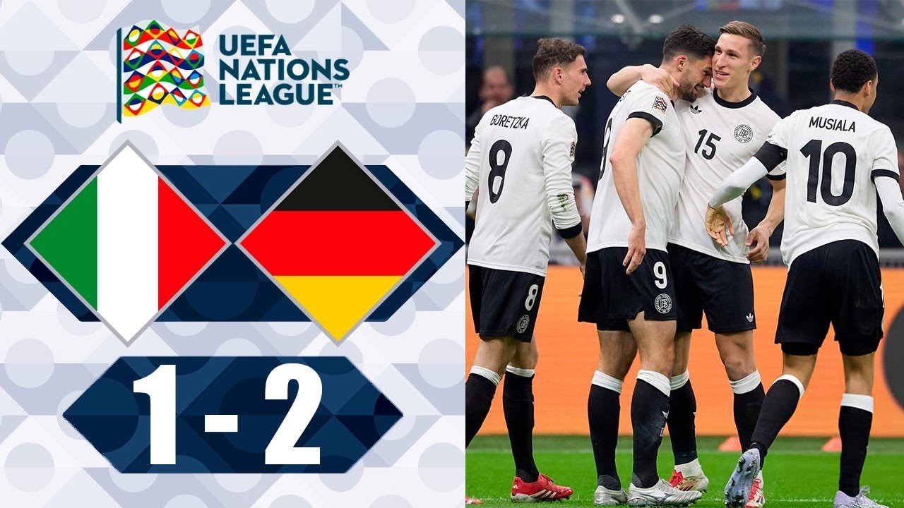 #ไฮไลท์ฟุตบอล [ อิตาลี 1 - 2 เยอรมัน ] ยูฟ่า เนชั่นส์ ลีก 2025/21.3.68