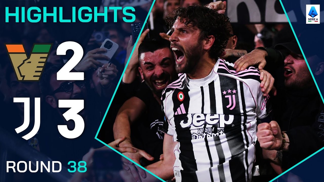 #ไฮไลท์ฟุตบอล [ เวเนเซีย 2 - 3 ยูเวนตุส ] กัลโช่ เซเรียอา อิตาลี 2025/26.5.68