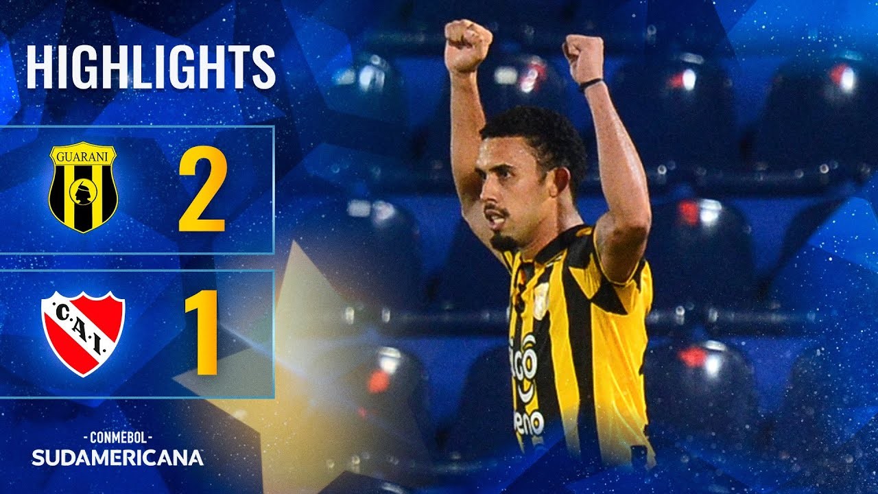 #ไฮไลท์ฟุตบอล [ กัวรานี่ อาซุนซิยง 2 - 1 อินดิเพนเดนเต้ ] โคปา ซูดาเมริกาน่า 2025/23.4.68