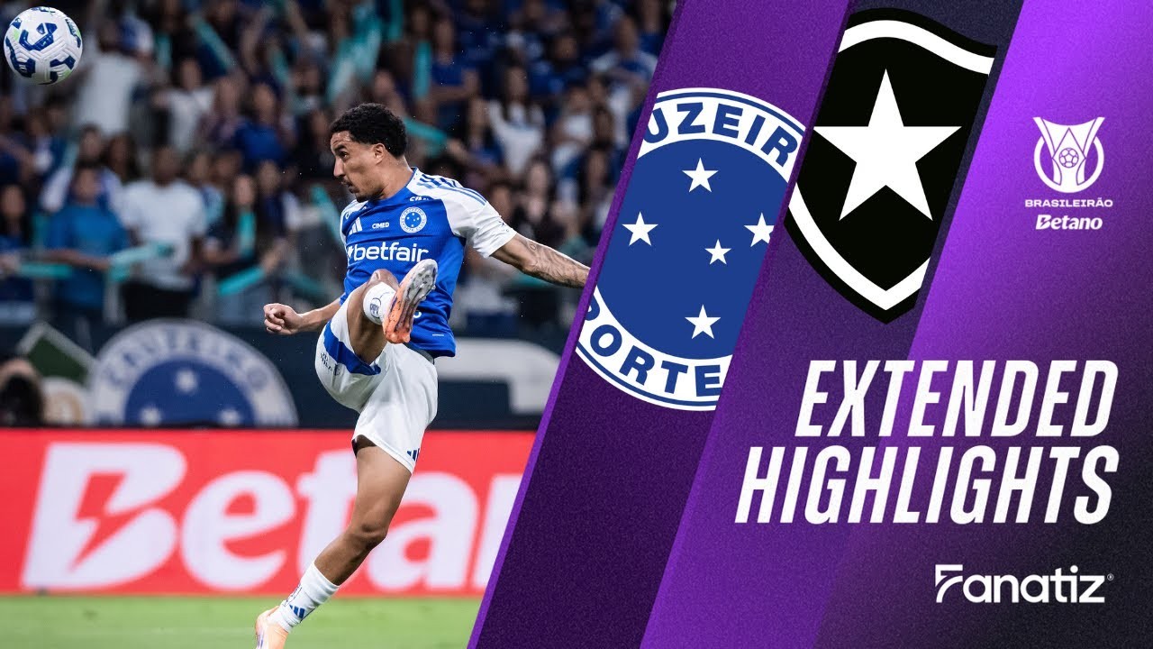 #ไฮไลท์ฟุตบอล [ ครูไซโร่ 2 - 2 โบตาโฟโก้ อาร์เจ ] บราซิล ซีรี่ย์เอ 2025/5.12.68