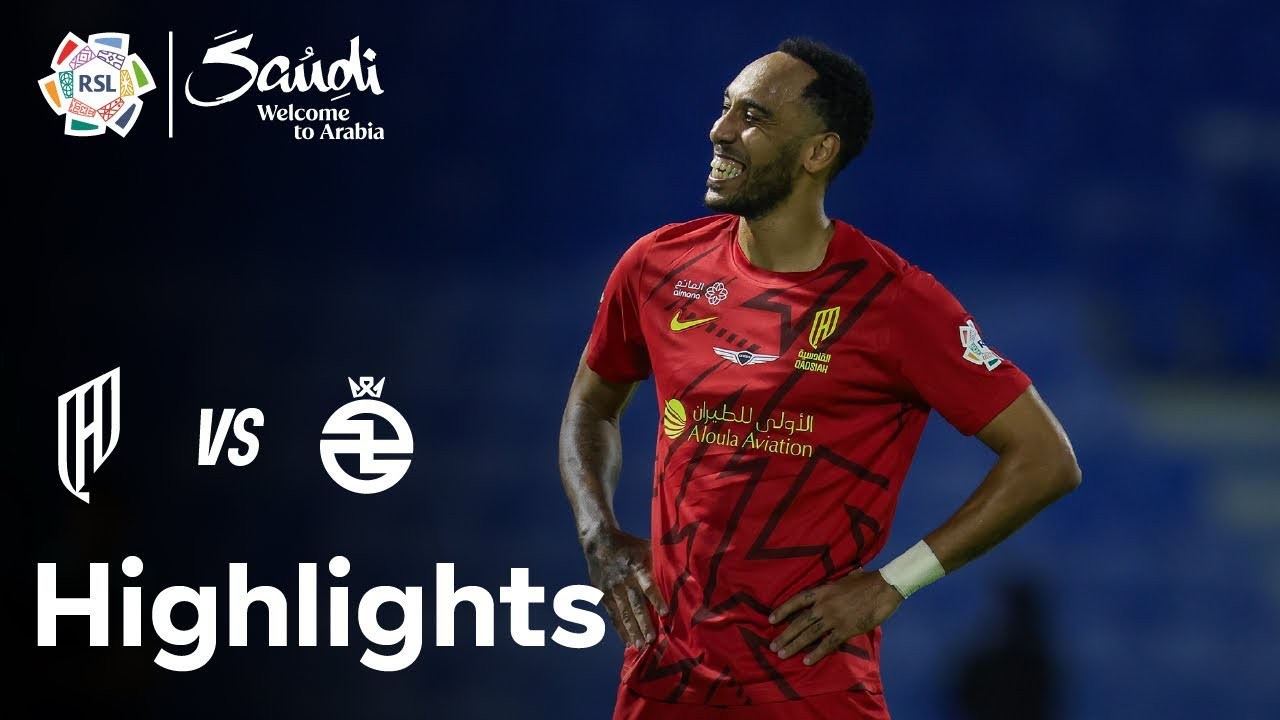 #ไฮไลท์ฟุตบอล [ อัล กาดาซิย่า 4 - 1 อัล โคลูด ] ซาอุดีอาระเบีย โปรเฟสชั่นแนล ลีก 2025/3.5.68