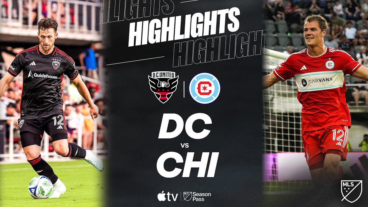 #ไฮไลท์ฟุตบอล [ ดีซี ยูไนเต็ด 1 - 7 ชิคาโก้ ไฟร์ ] ยูเอสเอ เมเจอร์ลีก ซอคเกอร์ 2025/8.6.68