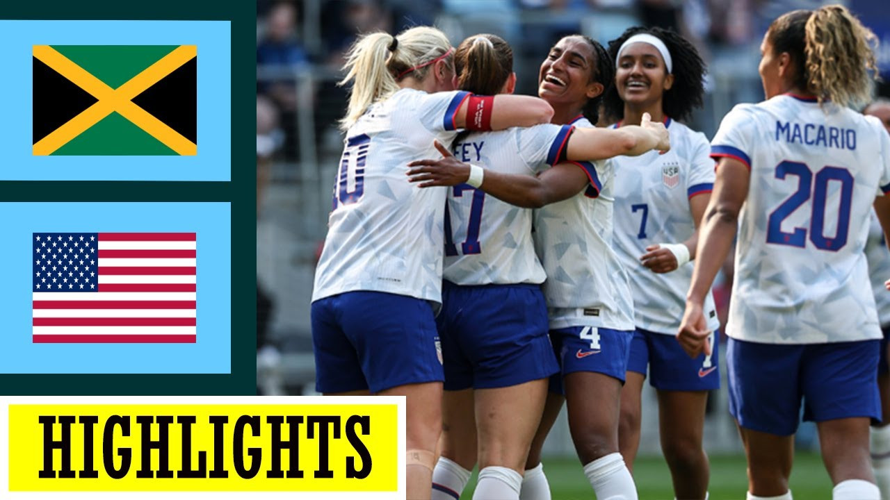 #ไฮไลท์ฟุตบอล [ สหรัฐอเมริกา(ญ) 4 - 0 จาเมก้า(ญ) ] กระชับมิตร ทีมชาติ ฟุตบอลหญิง 2025/4.6.68