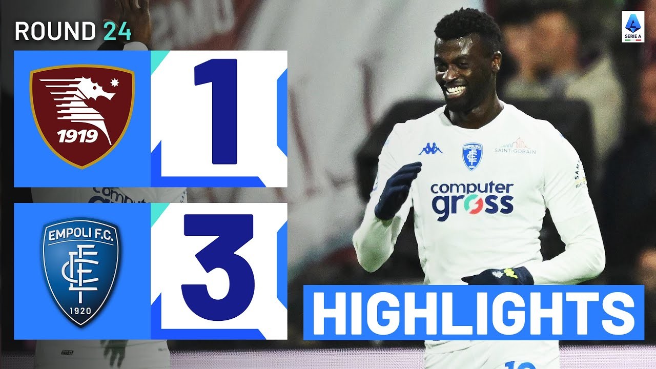 #ไฮไลท์ฟุตบอล [ ซาแลร์นิตาน่า 1 - 3 เอ็มโปลี ] กัลโช่ เซเรียอา อิตาลี 2024/10.2.67