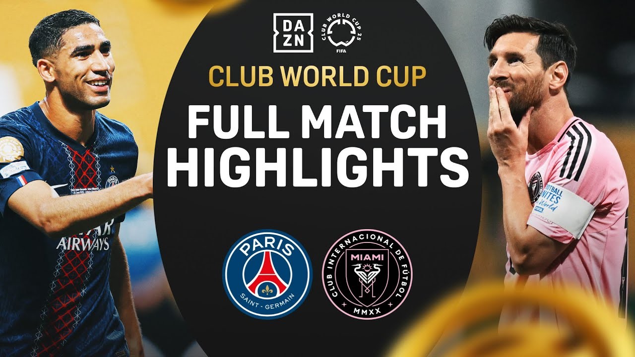 #ไฮไลท์ฟุตบอล [ ปารีส แซงต์ แชร์กแมง(ฝรั่งเศส) 4 - 0 อินเตอร์ ไมอามี่(ยูเอสเอ) ] ฟีฟ่า คลับ เวิลด์ คัพ (รอบ16ทีมสุดท้าย) 2025/30.6.68