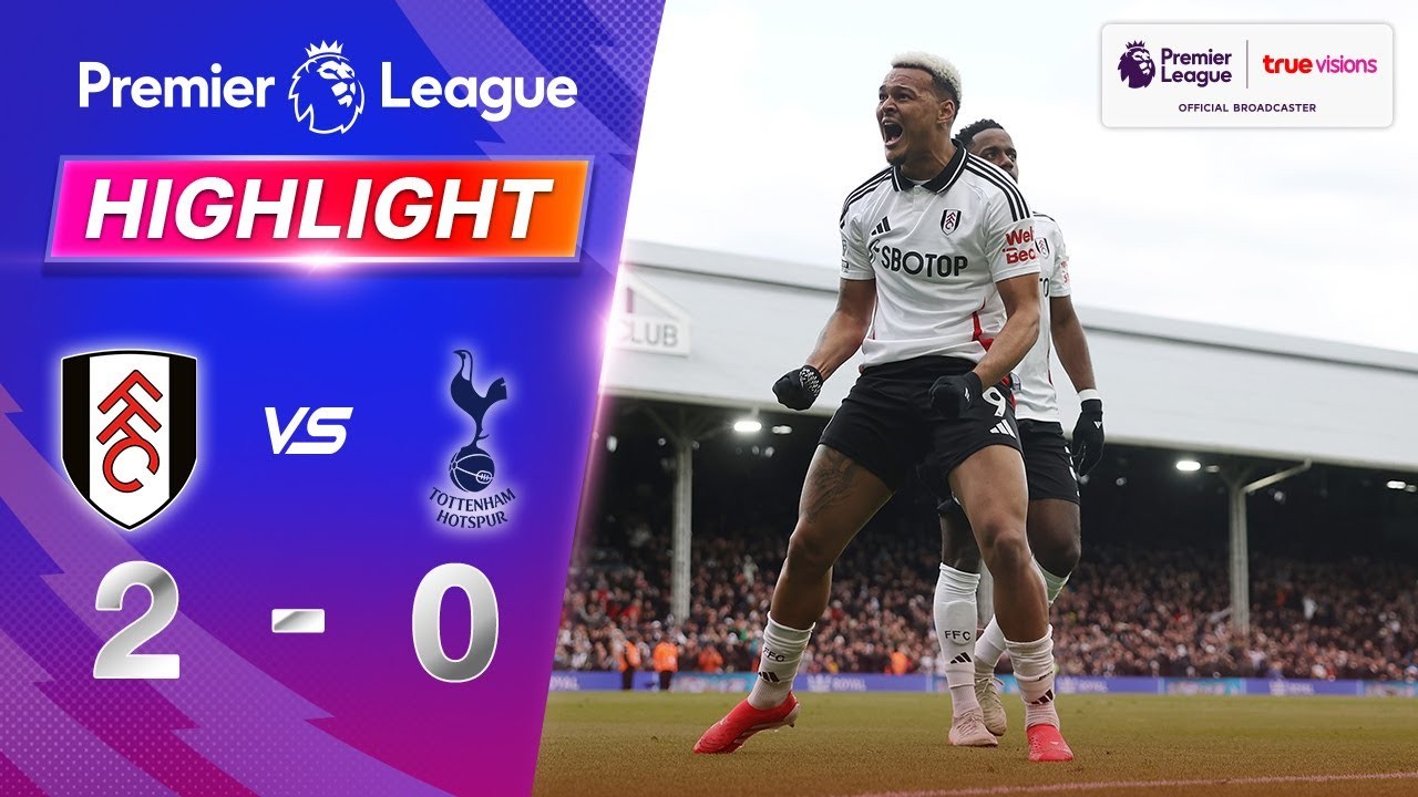 Full Match ย้อนหลัง [ ฟูแล่ม vs ท็อตแน่ม ฮ็อตสเปอร์ส ] พรีเมียร์ลีก อังกฤษ 17.3.68