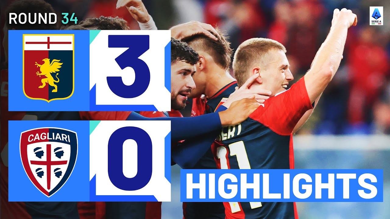 #ไฮไลท์ฟุตบอล [ เจนัว 3 - 0 กายารี่ ] กัลโช่ เซเรียอา อิตาลี 2024/30.4.67