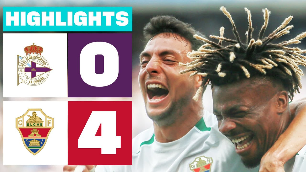 #ไฮไลท์ฟุตบอล [ เดปอร์ติโบ ลา คอรุนญ่า 0 - 4 เอลเช่ ] อเดลันเต้ สเปน 2025/2.6.68