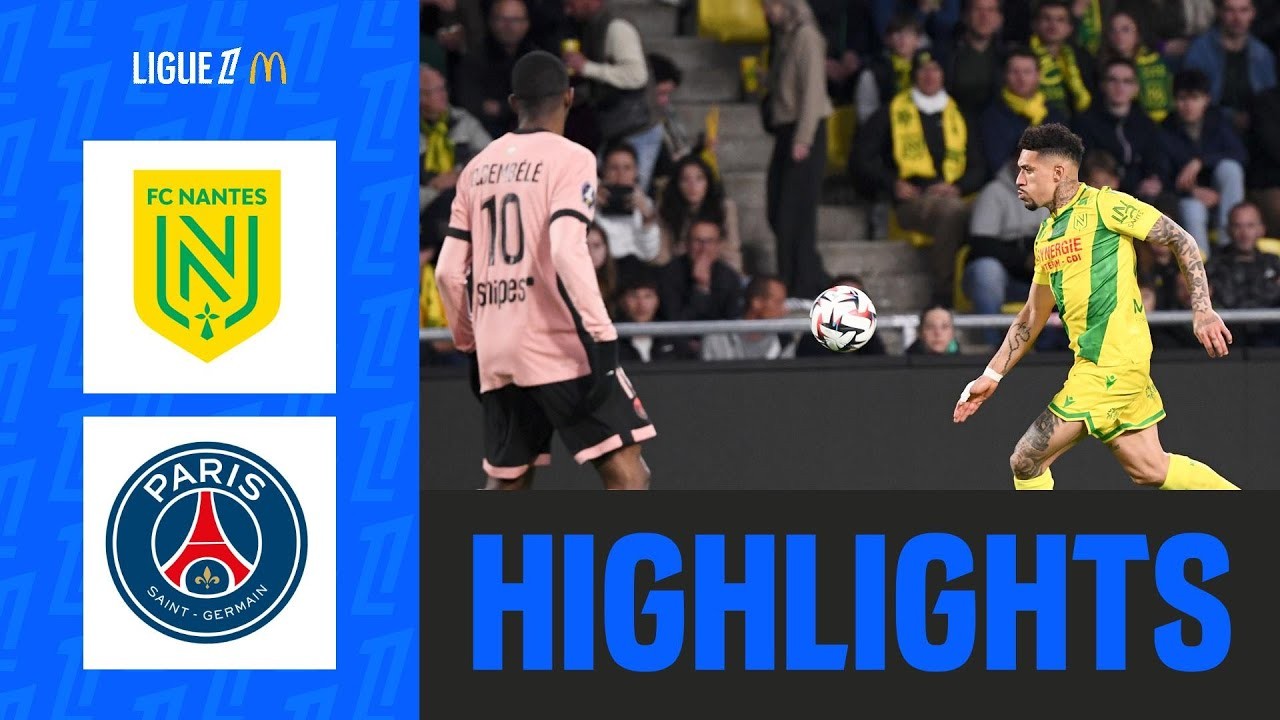 #ไฮไลท์ฟุตบอล [ น็องต์ 1 - 1 ปารีส แซงต์ แชร์กแมง ] ลีกเอิง ฝรั่งเศส 2025/23.4.68