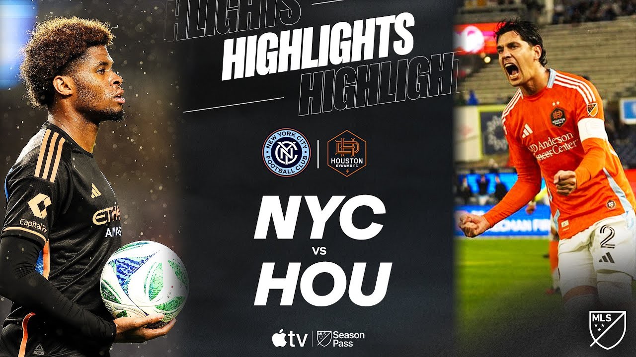 #ไฮไลท์ฟุตบอล [ นิวยอร์ก ซิตี้ 0 - 3 ฮุสตัน ไดนาโม ] ยูเอสเอ เมเจอร์ลีก ซอคเกอร์ 2025/29.5.68