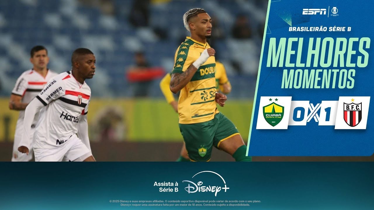 #ไฮไลท์ฟุตบอล [ คุยอาบา 0 - 1 โบต้าโฟโก้ เอสพี ] บราซิล ซีรี่ย์บี 2025/1.7.68