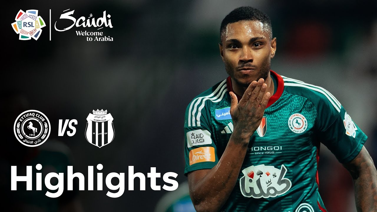 #ไฮไลท์ฟุตบอล [ อัล อิตติฟาค 1 - 0 อัล ลิยาช ] ซาอุดีอาระเบีย โปรเฟสชั่นแนล ลีก 2025/18.4.68