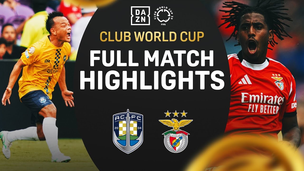 #ไฮไลท์ฟุตบอล [ เบนฟิก้า(โปรตุเกส) 6 - 0 โอ๊คแลนด์ ซิตี้(ออสเตรเลีย) ] ฟีฟ่า คลับ เวิลด์ คัพ 2025/21.6.68