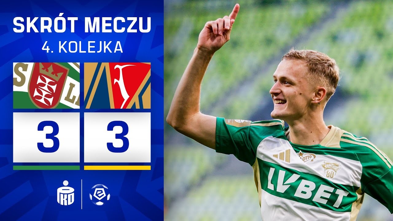 #ไฮไลท์ฟุตบอล [ เลเชีย กอเดนซ์ 3 - 3 มอเตรอ รูบิน ] โปแลนด์ เอ็คสตรัคลาซ่า 2025/12.8.68