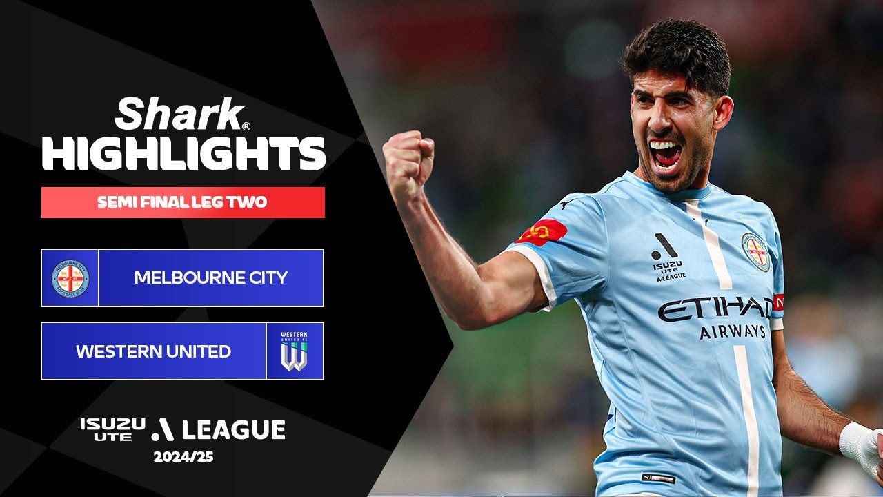 #ไฮไลท์ฟุตบอล [ เมลเบิร์น ซิตี้ 1 - 1 เวสต์เทิร์น ยูไนเต็ด เอฟซี ] เอลีก ออสเตรเลีย 2025/24.5.68