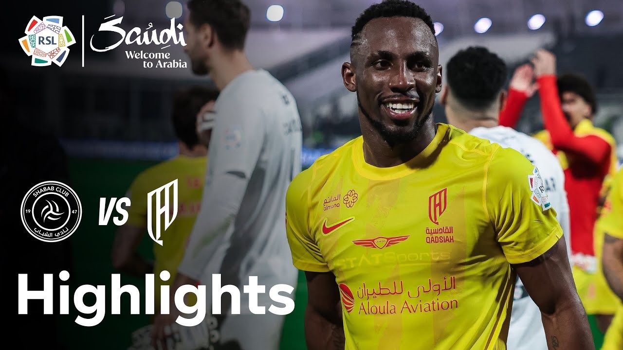 #ไฮไลท์ฟุตบอล [ อัล ชาบับ 2 - 3 อัล คาดิซิยาห์ ] ซาอุดีอาระเบีย โปรเฟสชั่นแนล ลีก 2025/14.2.68