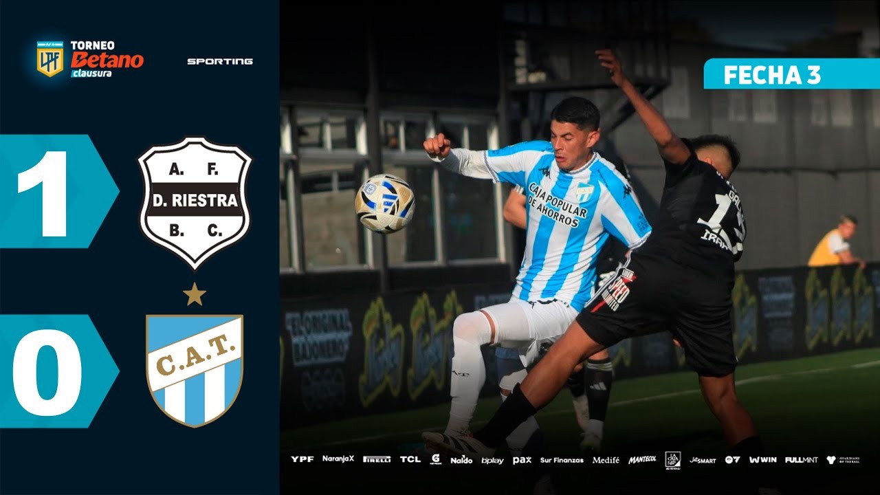 #ไฮไลท์ฟุตบอล [ เดปอร์ติโบ ริเอสตร้า 1 - 0 แอตเลติโก ทูคูแมน ] อาร์เจนติน่า พรีเมียร์ ดิวิชั่น 2025/29.7.68