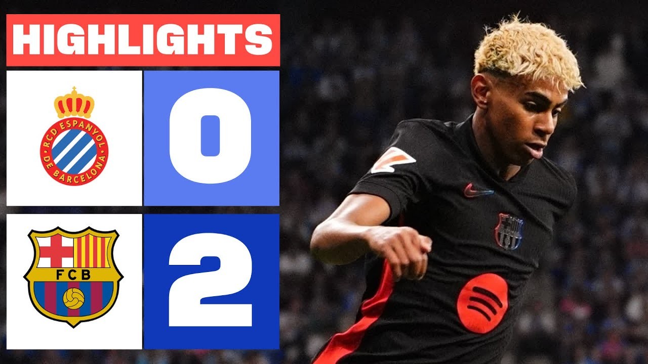 #ไฮไลท์ฟุตบอล [ เอสปันญ่อล 0 - 2 บาร์เซโลน่า ] ลาลีก้า สเปน 2025/16.5.68