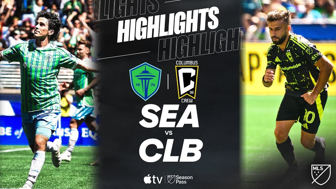 #ไฮไลท์ฟุตบอล [ ซีแอตเทิล ซาวน์เดอร์ 1 - 1 โคลัมบัส ครูว์ ] ยูเอสเอ เมเจอร์ลีก ซอคเกอร์ 2025/7.7.68