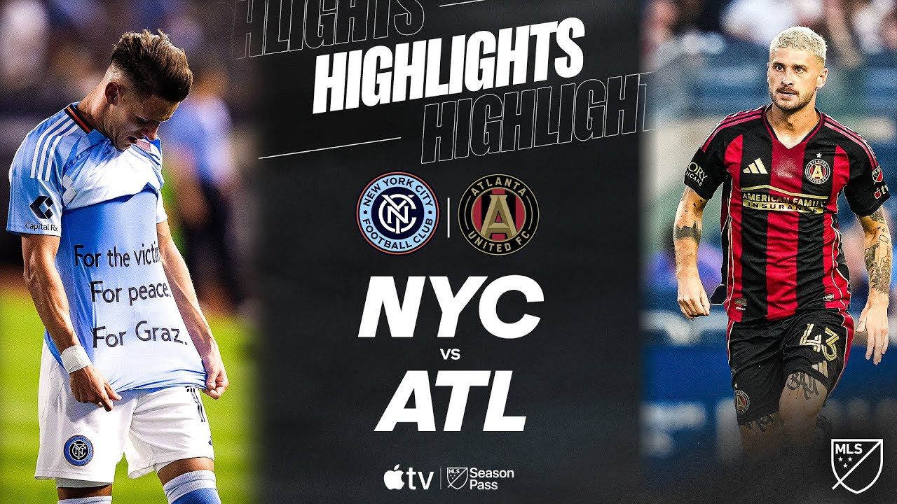 #ไฮไลท์ฟุตบอล [ นิวยอร์ก ซิตี้ 4 - 0 แอตแลนต้า ยูไนเต็ด ] ยูเอสเอ เมเจอร์ลีก ซอคเกอร์ 2025/13.6.68