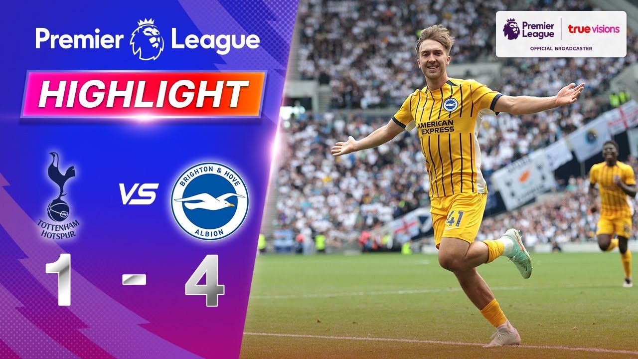 #ไฮไลท์ฟุตบอล [ ท็อตแน่ม ฮ็อตสเปอร์ส 1 - 4 ไบรท์ตัน ] พรีเมียร์ลีก อังกฤษ 2025/26.5.68