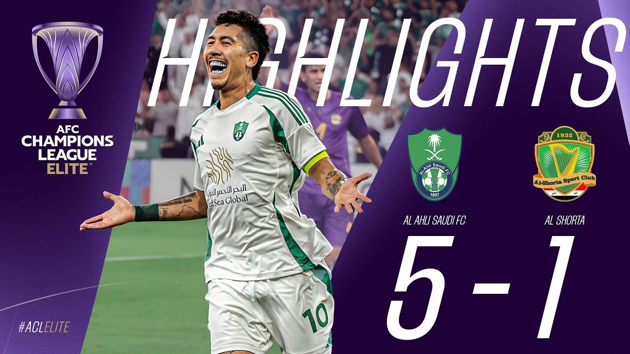 #ไฮไลท์ฟุตบอล [ อัล อาห์ลี 5 - 1 อัล โซลต้า ] เอเอฟซี แชมเปี้ยนส์ ลีก อีลิท 2024/5.11.67