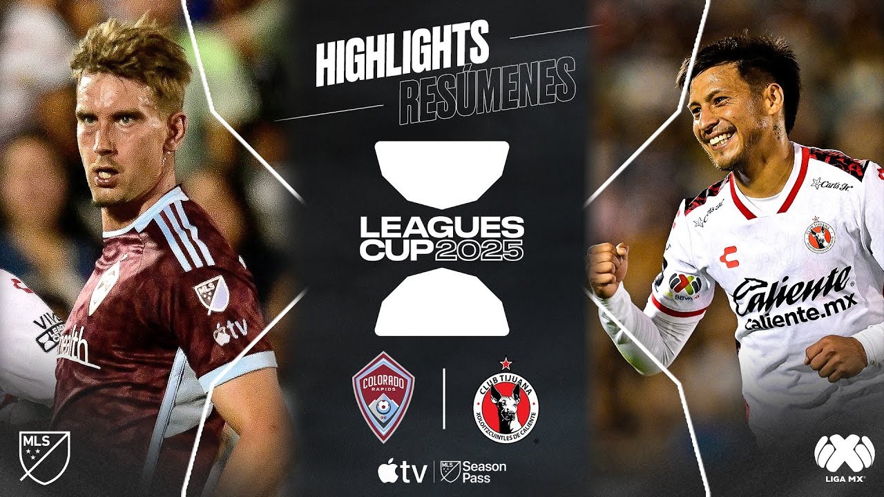 #ไฮไลท์ฟุตบอล [ โคโลราโด้ ราปิดส์ 1 - 2 คลับ ตีฮัวนา ] อเมริกา ลีกคัพ 2025/4.8.68