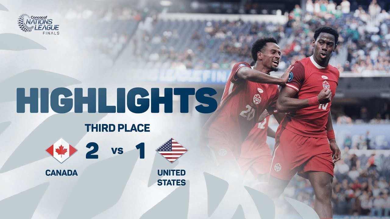 #ไฮไลท์ฟุตบอล [ แคนาดา 2 - 1 สหรัฐอเมริกา ] คอนคาเคฟ เนชั่นส์ ลีก 2025/24.3.68