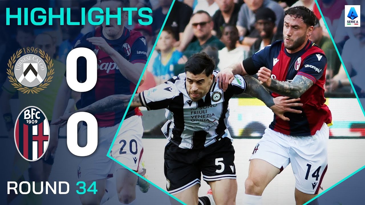 #ไฮไลท์ฟุตบอล [ อูดิเนเซ่ 0 - 0 โบโลญญ่า ] กัลโช่ เซเรียอา อิตาลี 2025/29.4.68