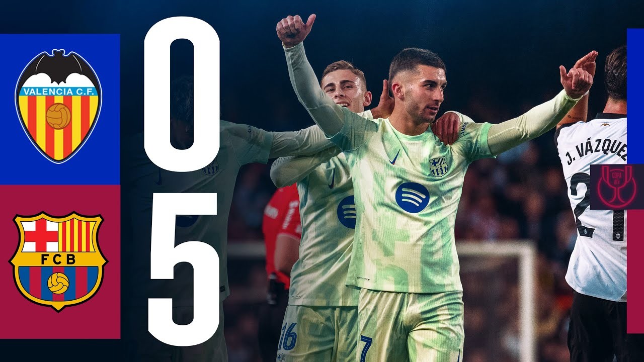 Full Match ย้อนหลัง [ บาเลนเซีย vs บาร์เซโลน่า ] โคปา เดล เรย์ สเปน 7.2.68