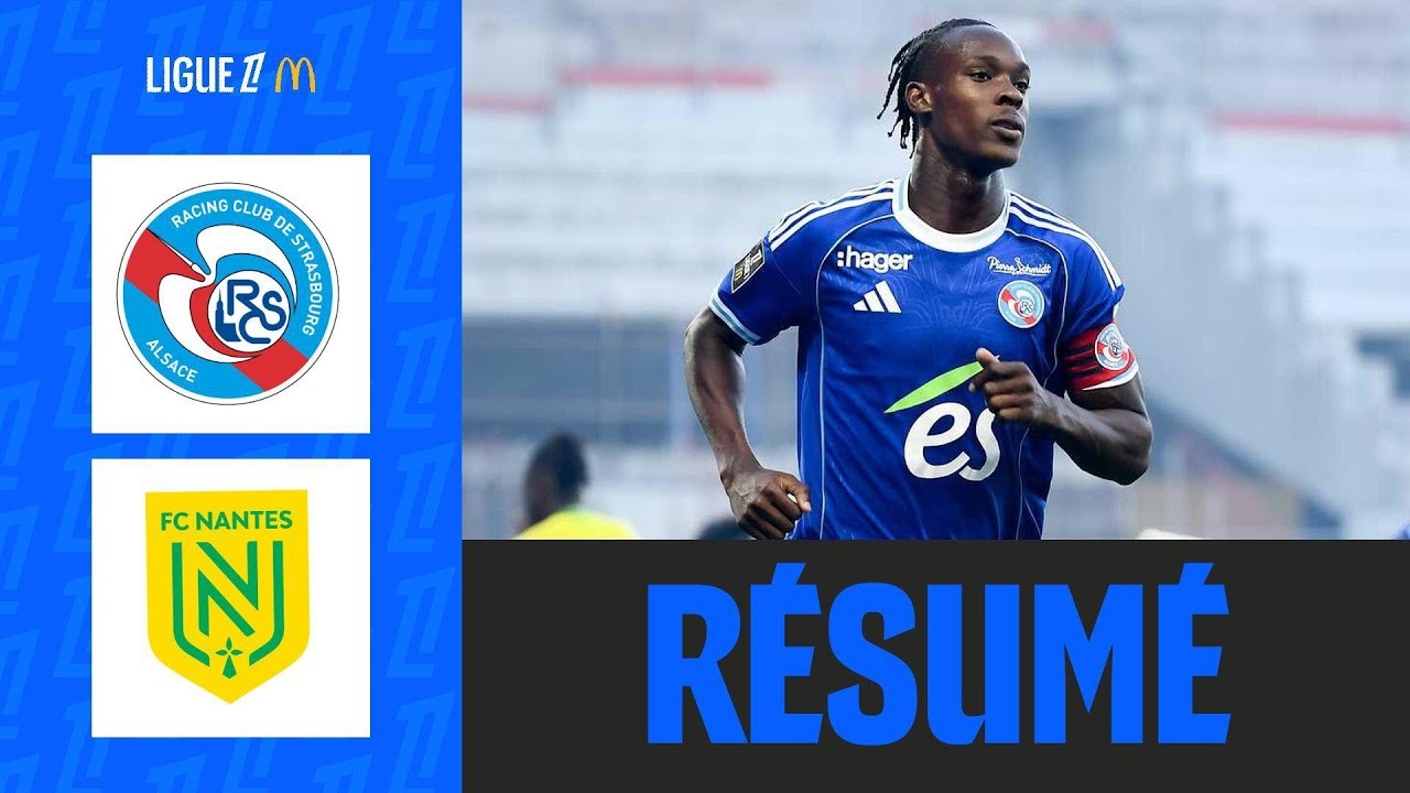 #ไฮไลท์ฟุตบอล [ สตารส์บูร์ก 1 - 0 น็องต์ ] ลีกเอิง ฝรั่งเศส 2025/25.8.68