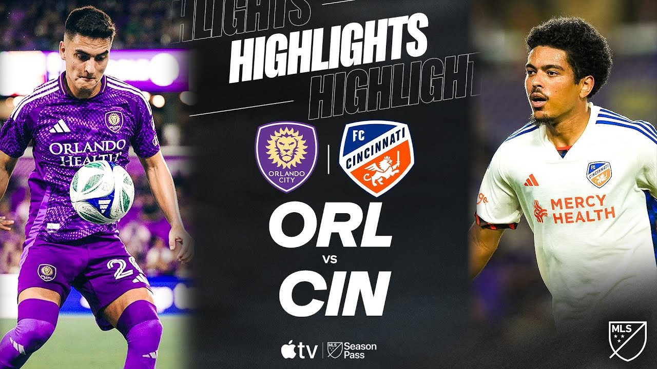 #ไฮไลท์ฟุตบอล [ ออร์แลนโด้ ซิตี้ 1 - 2 เอฟซี ซินซินเนติ ] ยูเอสเอ เมเจอร์ลีก ซอคเกอร์ 2025/29.6.68